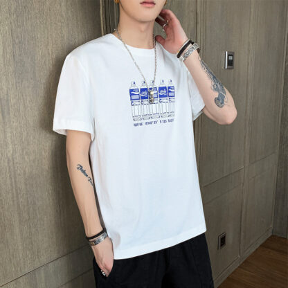 Loose Boys' T-shirt Trendy Cotton T-shirt Summer - Image 2