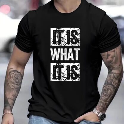 This Is Its Printed T-shirt, Men's T-shirt, Summer Casual Short Sleeved T-shirt - Image 5